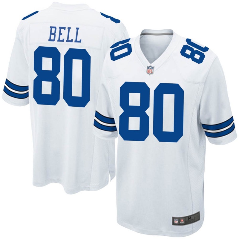 2020 Nike NFL Youth Dallas Cowboys #80 Blake Bell White Game Jersey->youth nfl jersey->Youth Jersey